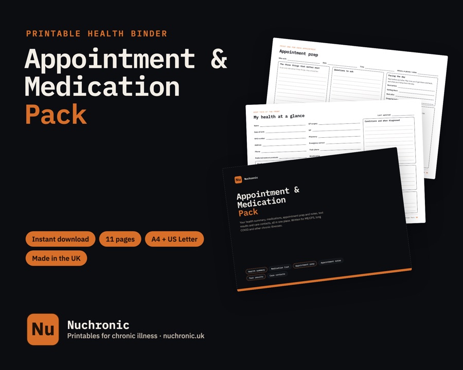 Appointment & Medication Pack cover